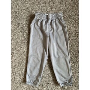 Alleson Baseball Pants Youth Size Medium Gray